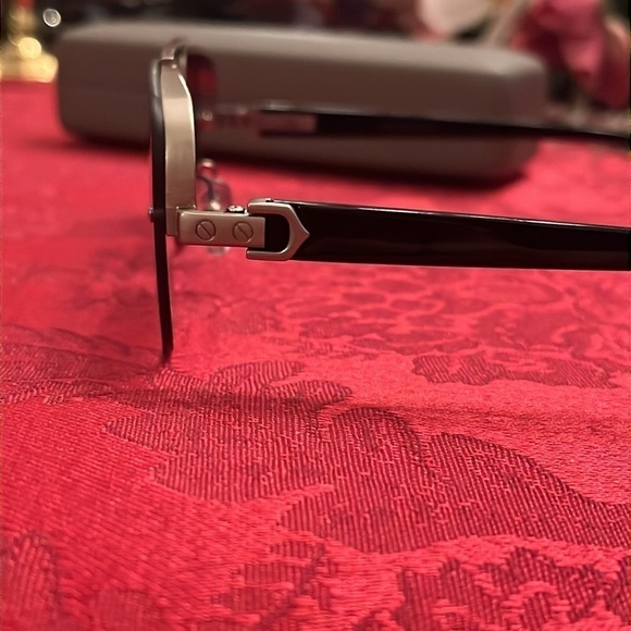 NWOT John Varvatos Square Metal Frame Rimless Sunglasses Smoky Gradient Lens - Picture 10 of 14